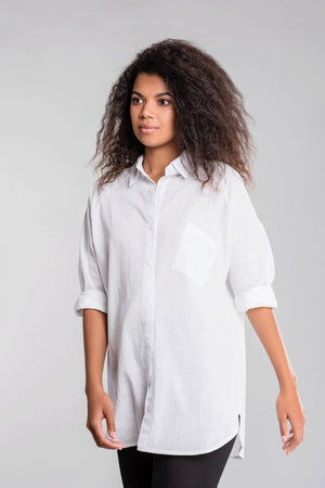 Oversized Linen Shirt